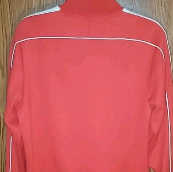 NIKE Cornell University Warm Up Jacket Large RED - Picture 2 of 3